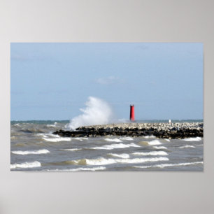 Sheboygan fyr poster