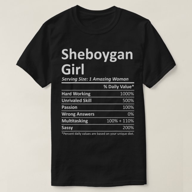 SHEBOYGAN L WI WISCONSIN Funny City Roots USA T Shirt (Design framsida)