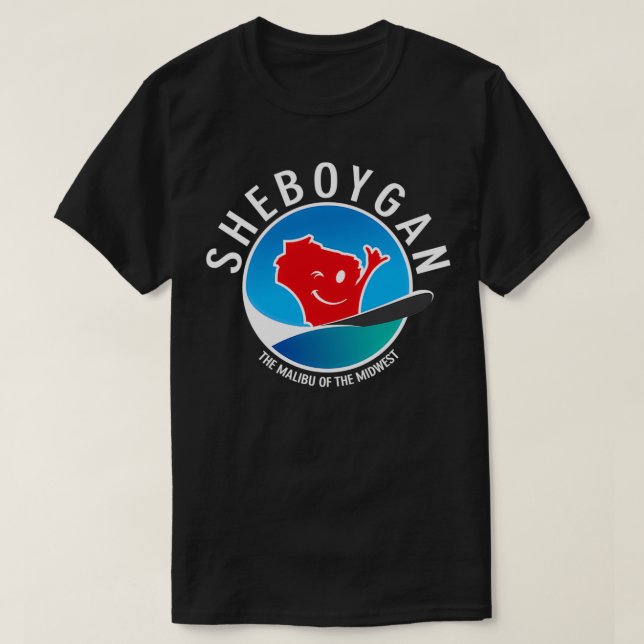 Sheboygan Malibu, Malibu, Midwest T Shirt (Design framsida)