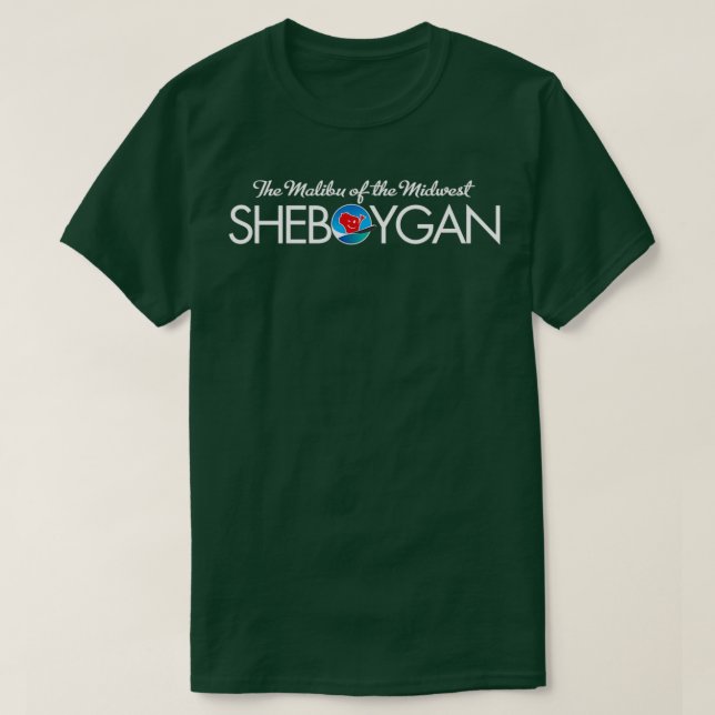 Sheboygan Malibu, Malibu, Midwest T Shirt (Design framsida)