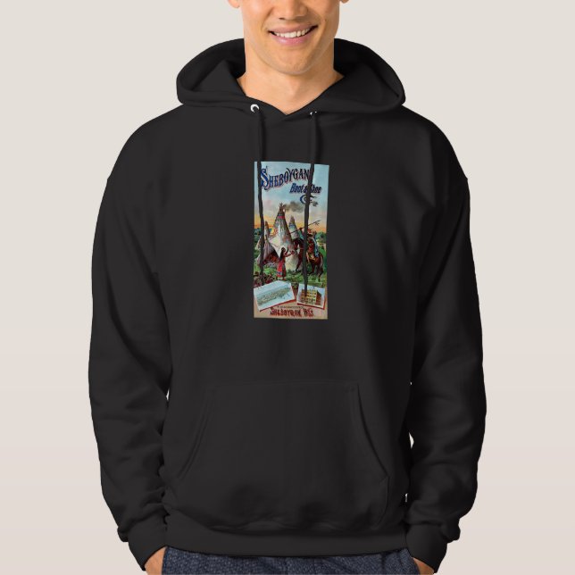 Sheboygan Native Americans Wisconsin USA History R Hoodie (Framsida)