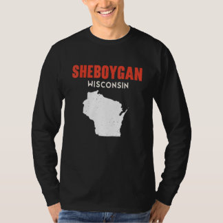 Sheboygan USA State America Travel Montanan Helena T Shirt