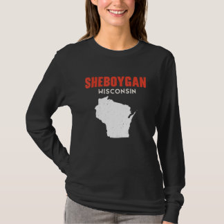 Sheboygan USA State America Travel Montanan Helena T Shirt