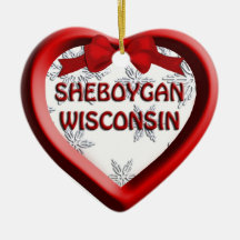 Sheboygan Wisconsin Heart-julprydnaden