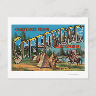 Sheboygan, Wisconsin (indianer nr 2) Vykort