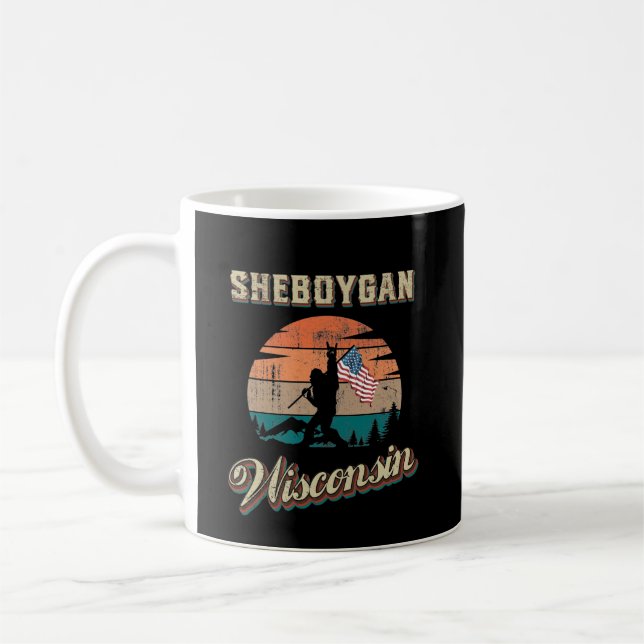Sheboygan Wisconsin Kaffemugg (Vänster)