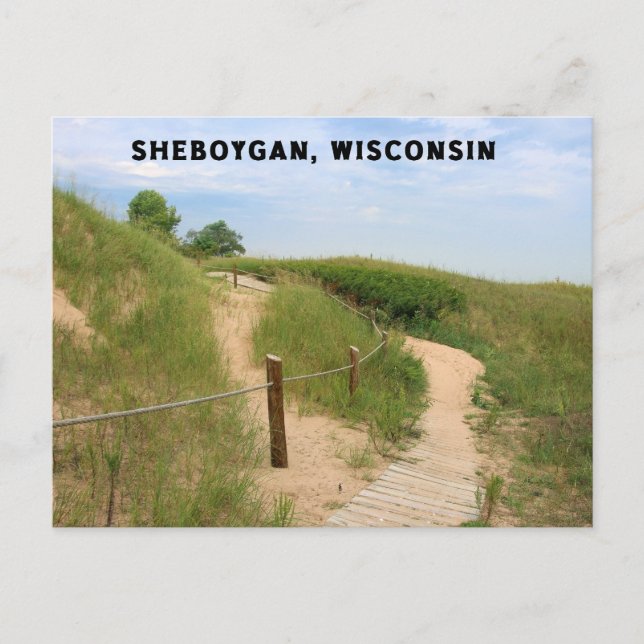 Sheboygan Wisconsin vycard Vykort (Framsida)