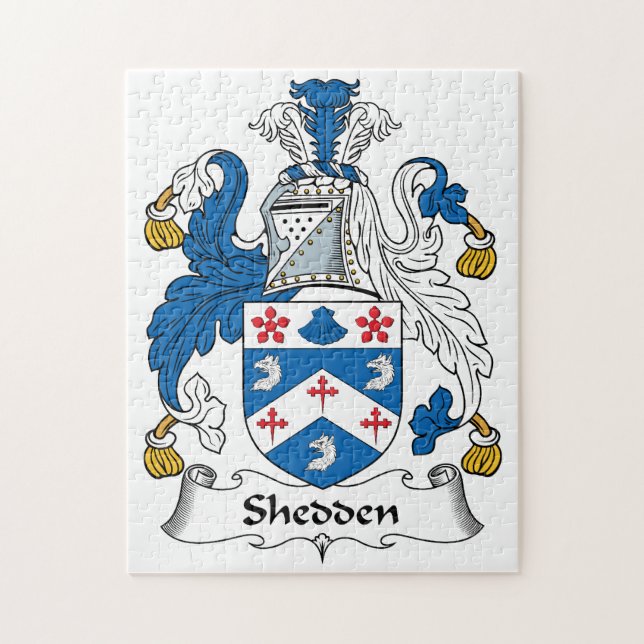 Shedden familjvapensköld pussel (Vertikal)