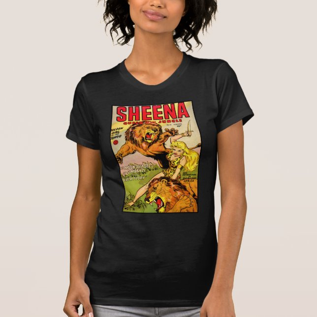 Sheena drottning av djungeln t-shirt (Framsida)