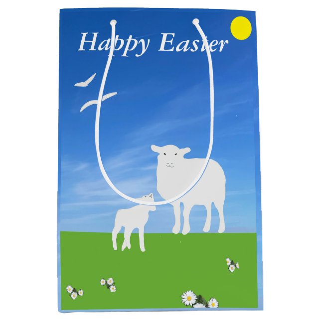 Sheep and Lamb editable Easter (Framsidan)