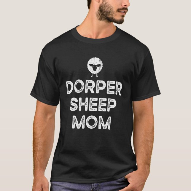 Sheep Farmer Dad Father - Breeder Dorper Sheep_2 T Shirt (Framsida)