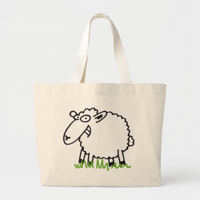 sheep jumbo tygkasse (Framsidan)