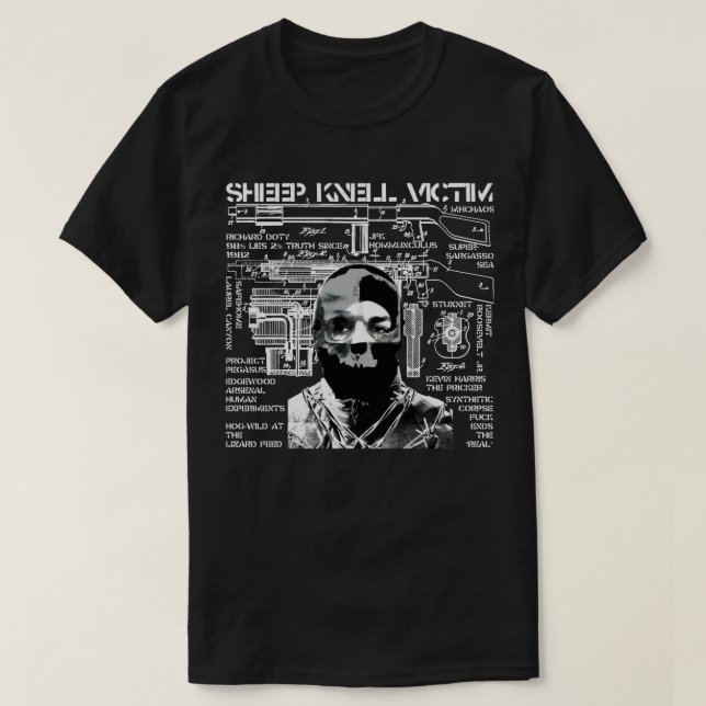 Sheep Knell Victim - Alan S. Tofighi T Shirt (Design framsida)