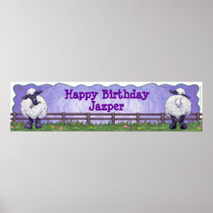 Sheep Party Center Poster