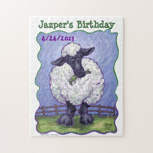 Sheep Party Center Pussel (Vertikal)