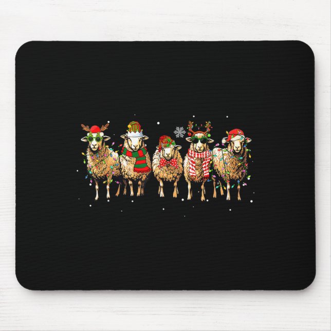 Sheep Santa Xmas Funny Sheep Lover Gift Christmas  Musmatta (Framsidan)