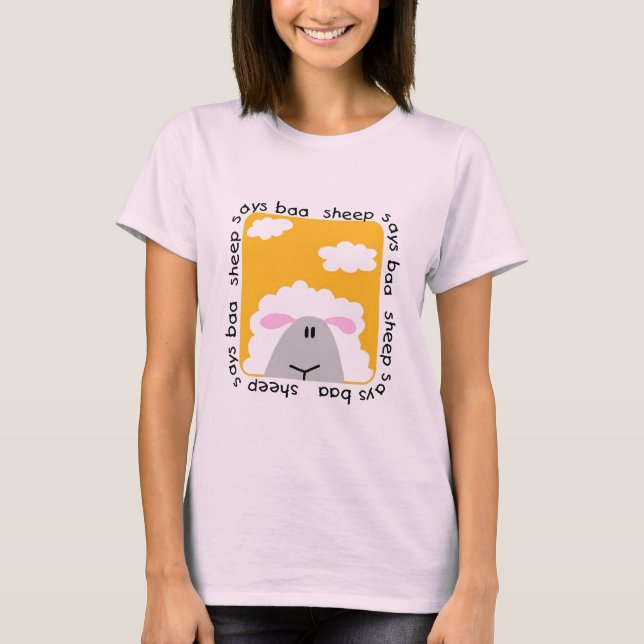 Sheep Says Baa Tshirts och Gifts (Framsida)