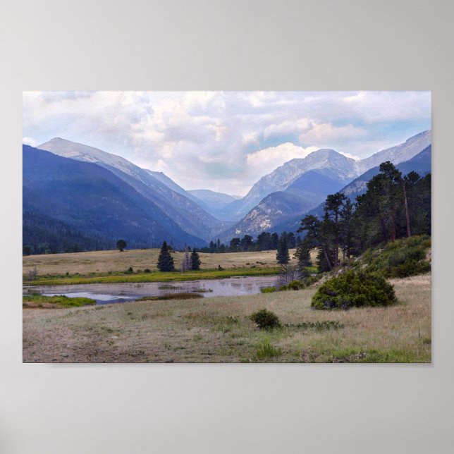 Sheep Sjö, Rocky-bergsnationalparken Colorado Poster (Framsidan)