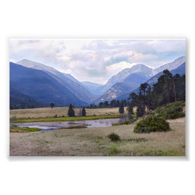 Sheep Sjö, Rocky Mountain National Park, Colorado Fototryck (Framsidan)