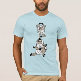 Sheep Tower Tired Bored Exhausted Yoga Meditation T Shirt