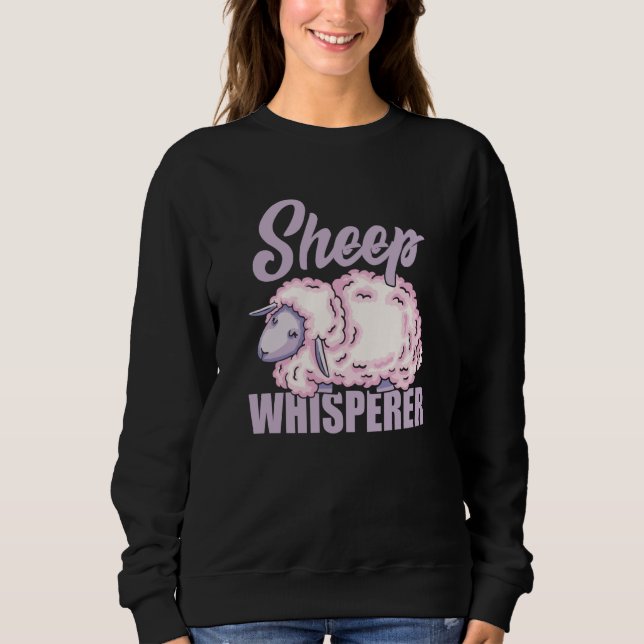 Sheep Whisperer Sheep Farmer Rancher Sheep  4 T Shirt (Framsida)