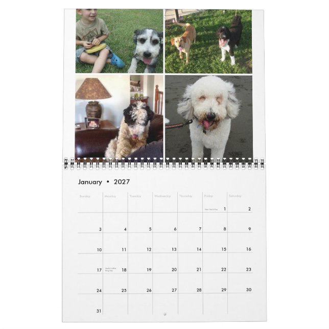 Sheepadoodle Calendar 2014-2015 Kalender (Jan 2027)
