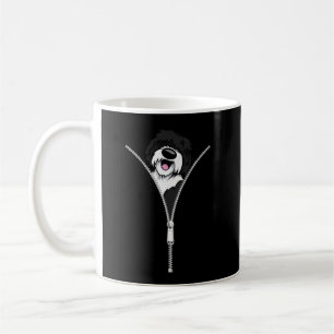Sheepadoodle Hund Zipper Funny Puppy Hundägare Kaffemugg