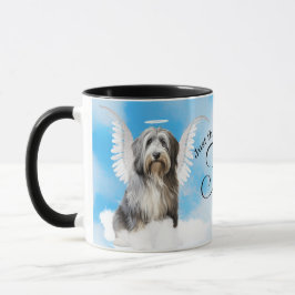 Sheepdog Angel in Heaven Personalized Memorial Mugg