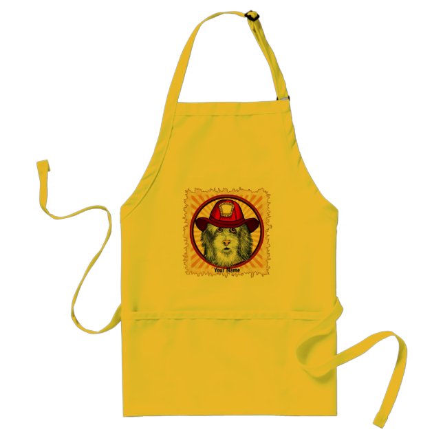 Sheepdog Firefighter apron Förkläde (Framsidan)