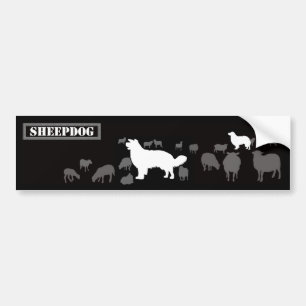 Sheepdog - long bildekal