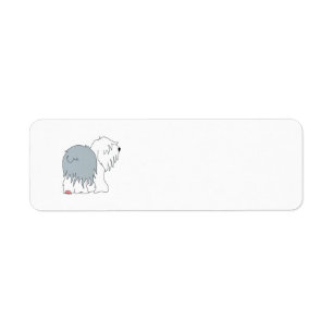 sheepdogAvery etikett Returadress Etikett
