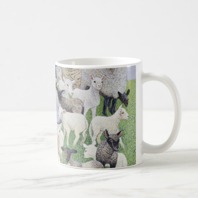 Sheepish känsla kaffemugg (Höger)
