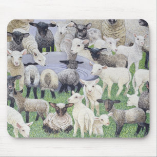 Sheepish känsla musmatta
