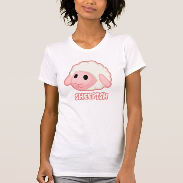 Sheepish - kvinna T-tröja T-shirt (Framsida)