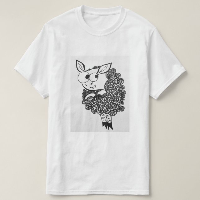 Sheepish TShirt T-shirt (Design framsida)