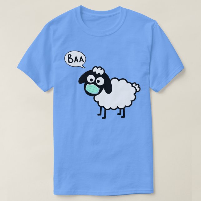 Sheeple follow me just not too close cute funny sh t shirt (Design framsida)