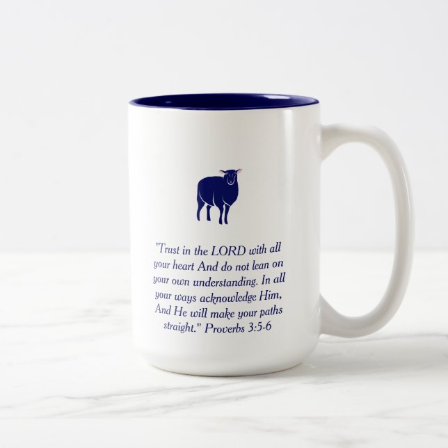 SheepsFaith, tvåtonskaffe Mugg (Höger)
