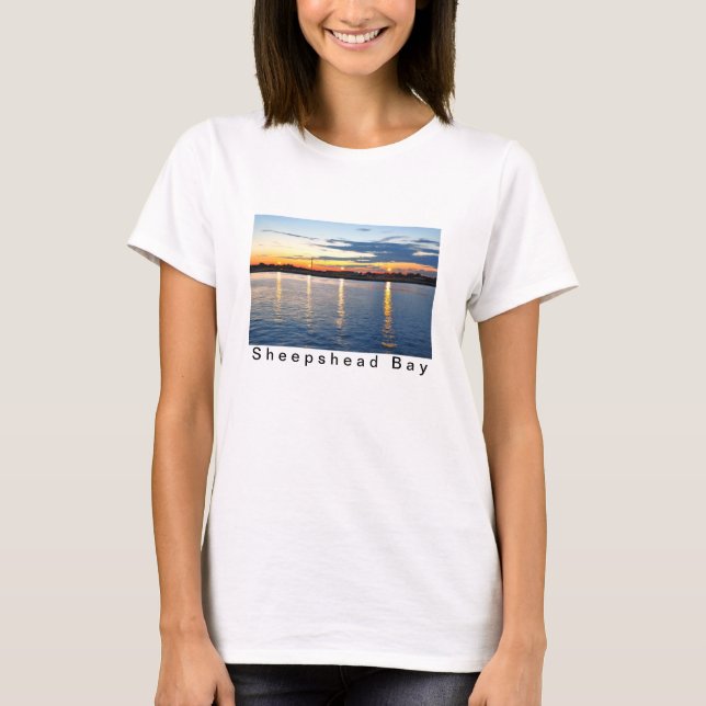 Sheepshead Bay, Brooklyn NY Tee Shirt (Framsida)