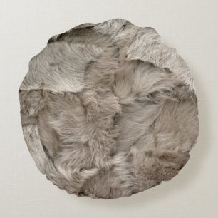 Sheepskins Rund Kudde