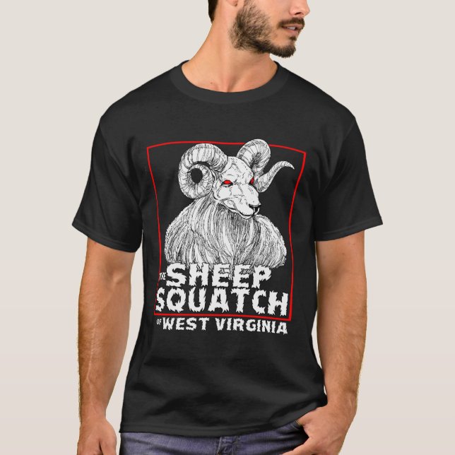 Sheepsquatchen Tee Shirt (Framsida)