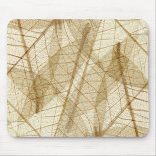 Sheer Cream Beige Snöre Lövs Musmatta
