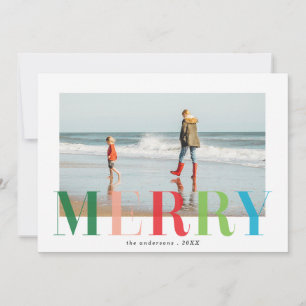 Sheer God jul Photo Flat Card_Candy Julkort