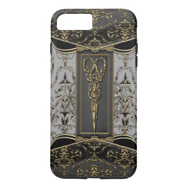 Sheer Hazlehurst Anqued Sissors VII Case-Mate iPhone Skal (Baksida)