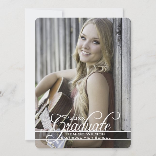 Sheer Studenten-inbjudan Inbjudningar (Framsida)