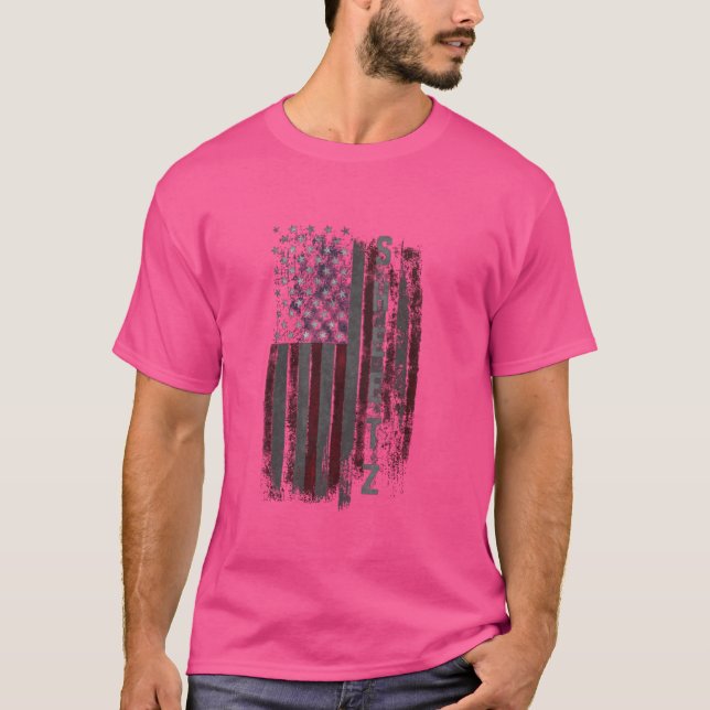 Sheetz Family American Flagga T Shirt (Framsida)