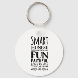 Sheffey Acronym med en stjärna Nyckelring