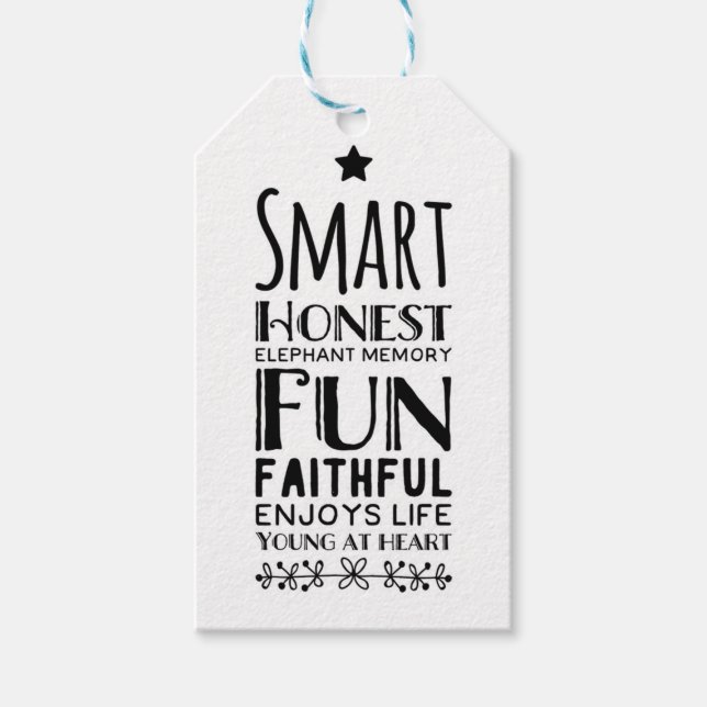 Sheffey Acronym med en stjärna Presentetikett (Framsidan)