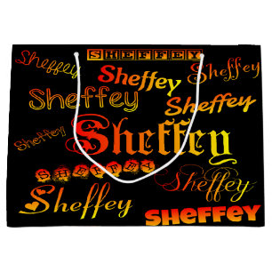 Sheffey Typsnitt - Orange, rött och Gult