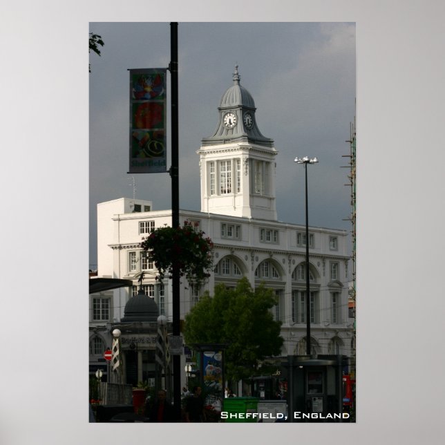 Sheffield, England Poster (Framsidan)