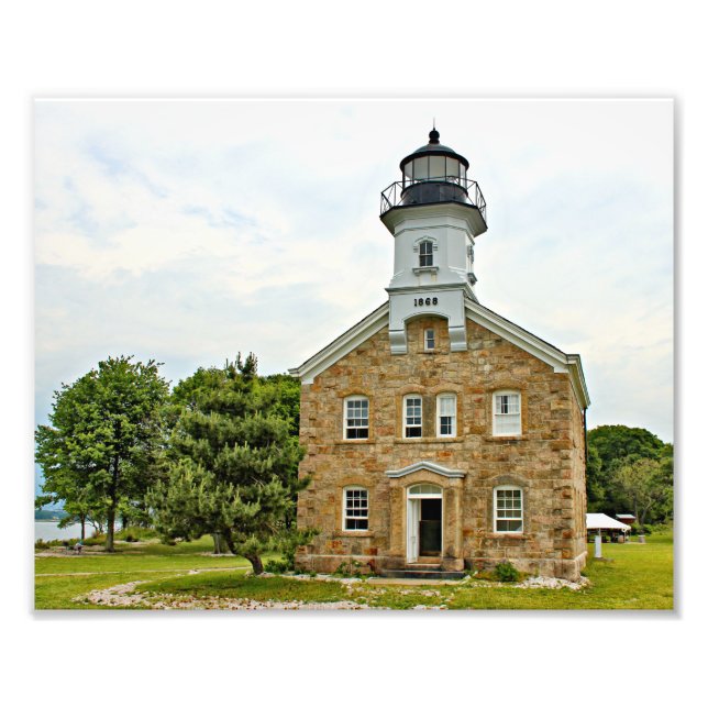 Sheffield Island Lighthouse, Connecticut Fototryck (Framsidan)